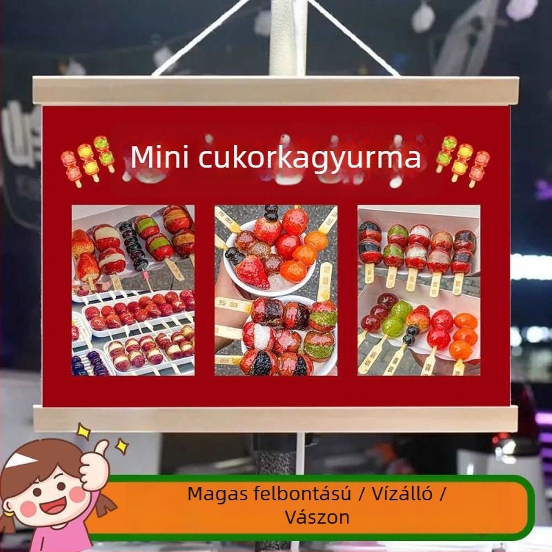 Goblen nappalira kandírozott galagonya motívummal - falikép