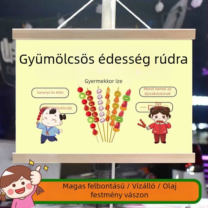 Goblen nappalira kandírozott galagonya motívummal - falikép