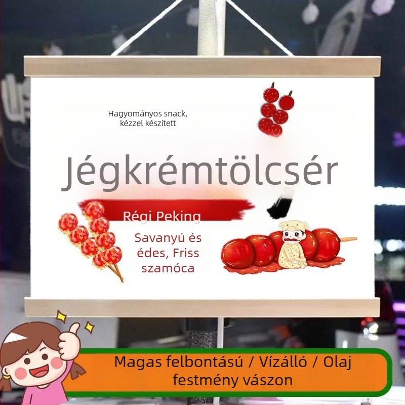 Goblen nappalira kandírozott galagonya motívummal - falikép