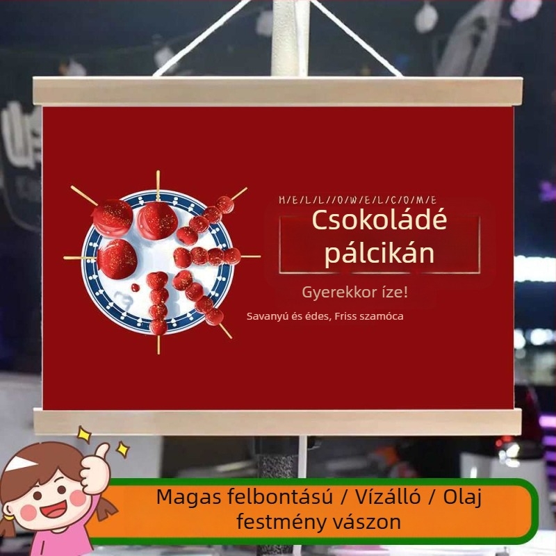 Goblen nappalira kandírozott galagonya motívummal - falikép