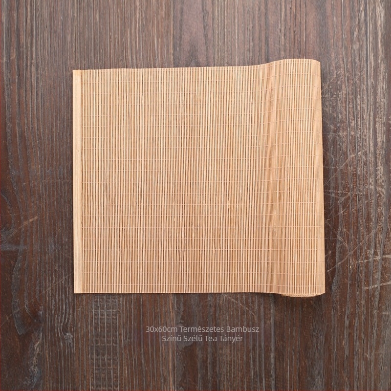Peremes bambusz teázó alátét, teázási izoláció, logóval testreszabható, 2024-es megjelenés