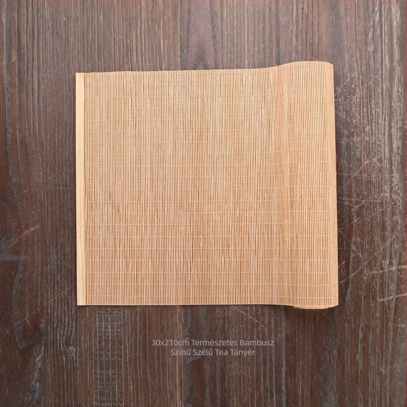 Peremes bambusz teázó alátét, teázási izoláció, logóval testreszabható, 2024-es megjelenés