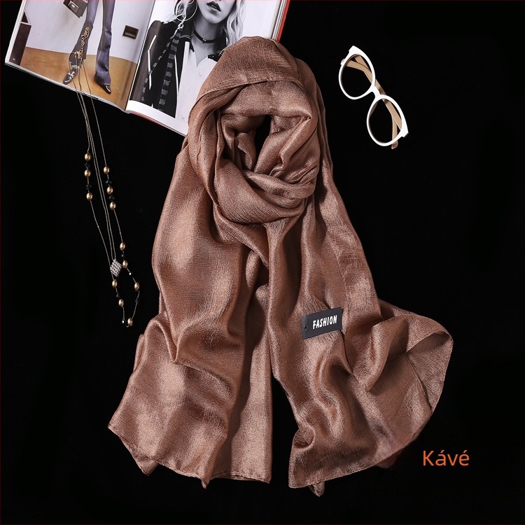 Hosszú strand-sál a napvédelemért, poliészter, warp knitting technikával, nyár, nőknek