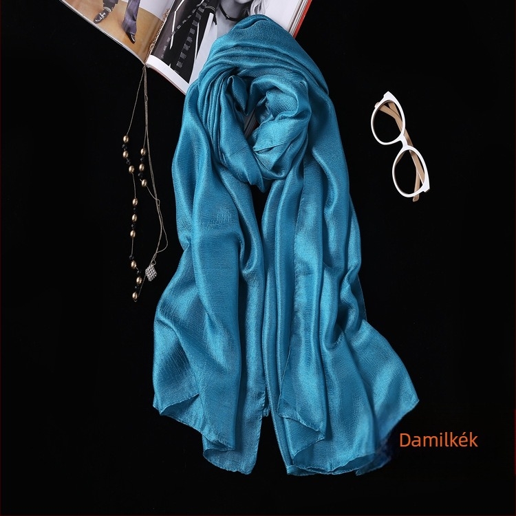 Hosszú strand-sál a napvédelemért, poliészter, warp knitting technikával, nyár, nőknek