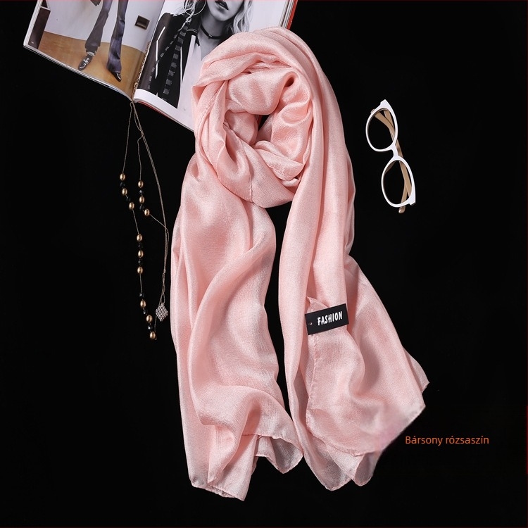 Hosszú strand-sál a napvédelemért, poliészter, warp knitting technikával, nyár, nőknek