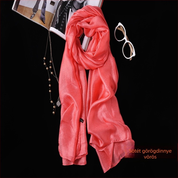 Hosszú strand-sál a napvédelemért, poliészter, warp knitting technikával, nyár, nőknek