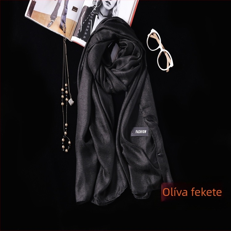 Hosszú strand-sál a napvédelemért, poliészter, warp knitting technikával, nyár, nőknek