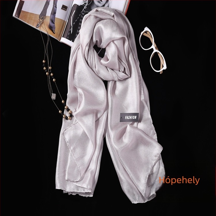 Hosszú strand-sál a napvédelemért, poliészter, warp knitting technikával, nyár, nőknek