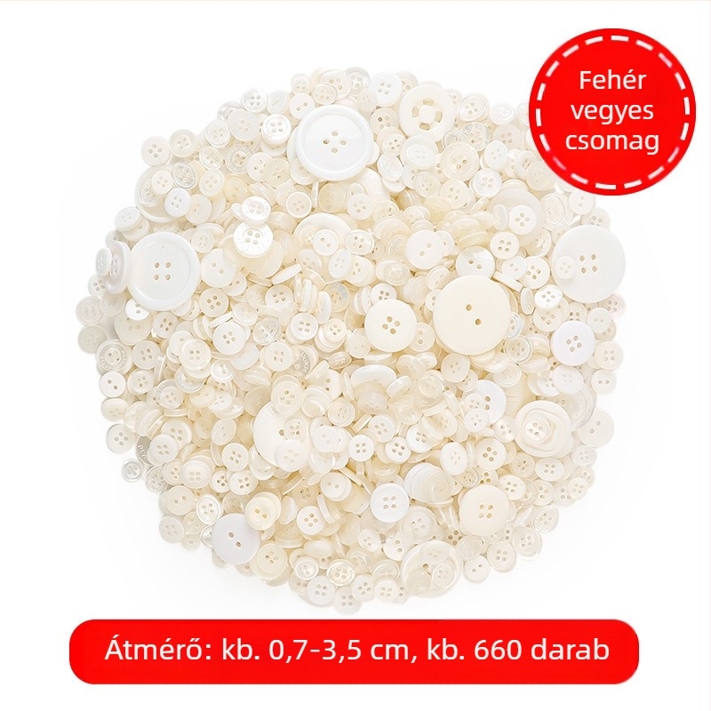 DIY kézműves gombok – műanyag/gyanta, minta: eper, ötágú csillag, kör alakú; stílus: rajzfilm; feldolgozási technológia: Egyéb