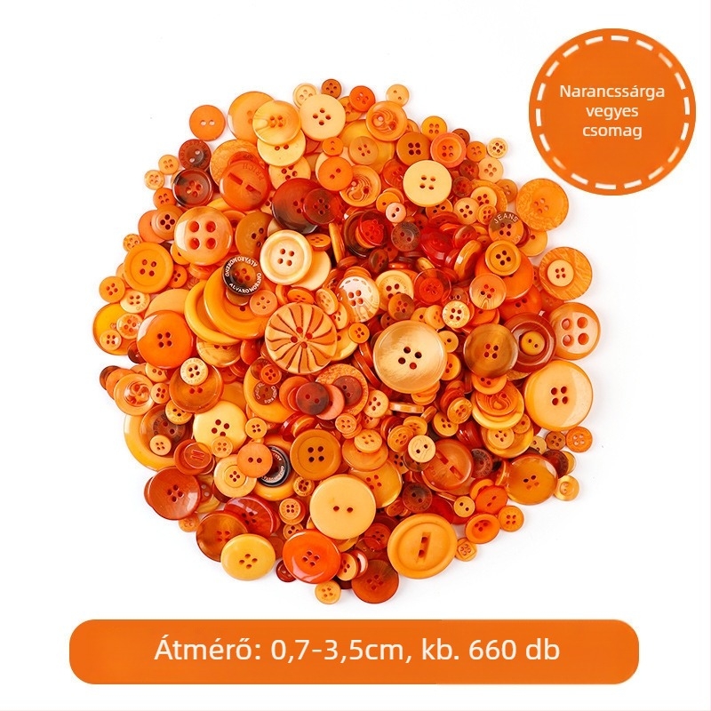DIY kézműves gombok – műanyag/gyanta, minta: eper, ötágú csillag, kör alakú; stílus: rajzfilm; feldolgozási technológia: Egyéb