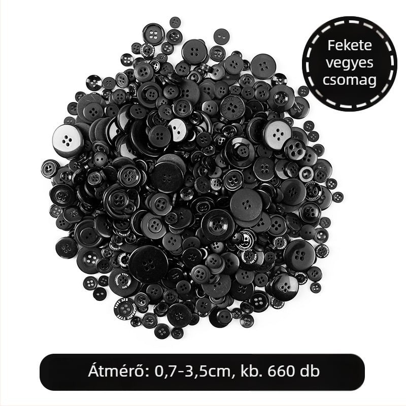 DIY kézműves gombok – műanyag/gyanta, minta: eper, ötágú csillag, kör alakú; stílus: rajzfilm; feldolgozási technológia: Egyéb