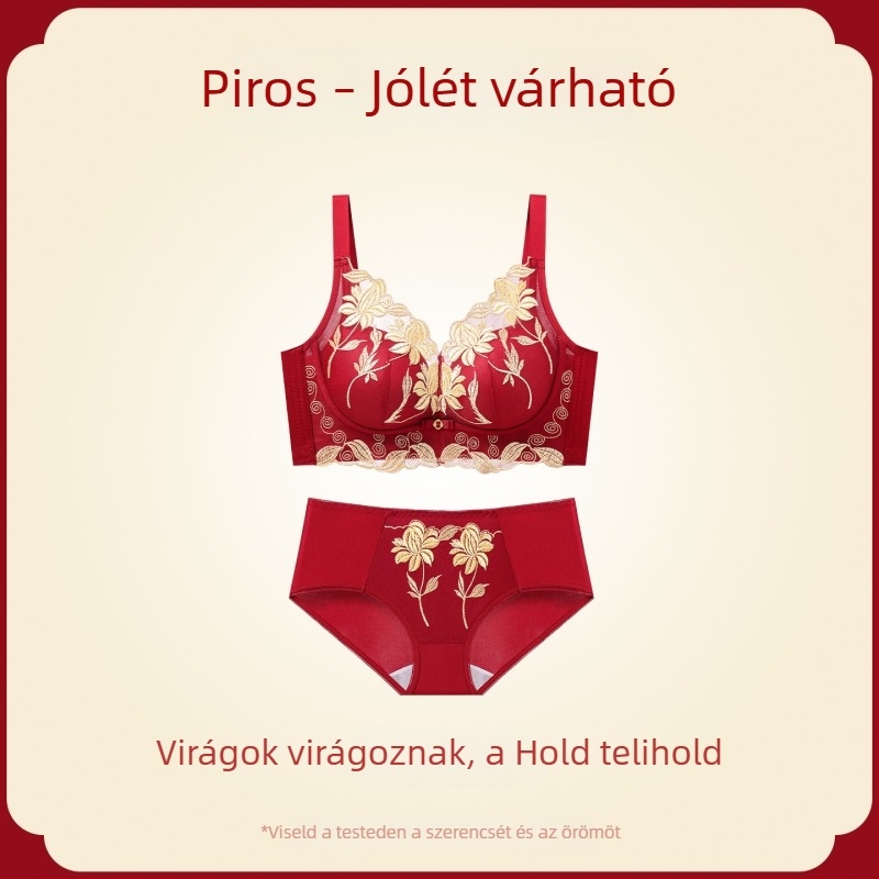 Ankola piros push-up melltartó készlet kis mellomhez, vezeték nélküli, összegyűjti a oldal melleket, felhúzza és megakadályozza a lógást, 3/4 kosár, egész évben