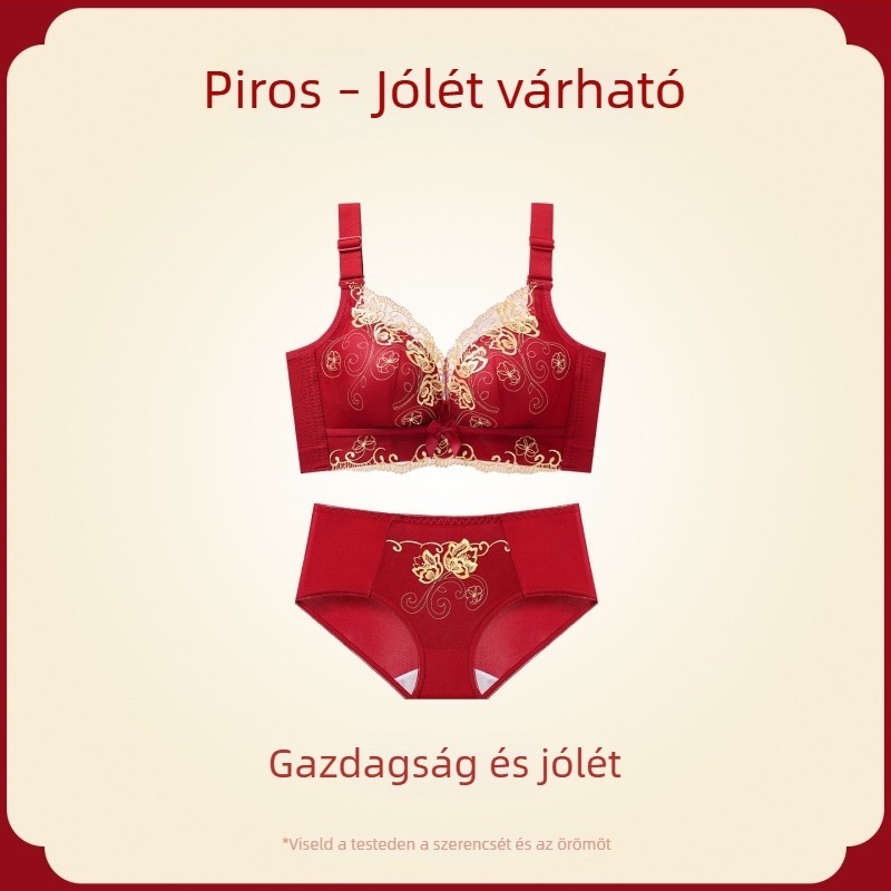 Ankola piros push-up melltartó készlet kis mellomhez, vezeték nélküli, összegyűjti a oldal melleket, felhúzza és megakadályozza a lógást, 3/4 kosár, egész évben