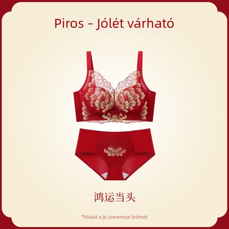 Ankola piros push-up melltartó készlet kis mellomhez, vezeték nélküli, összegyűjti a oldal melleket, felhúzza és megakadályozza a lógást, 3/4 kosár, egész évben