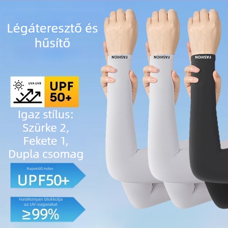 Ice Silk karvédő férfiaknak – UV-védelem, tavaszi motoros használatra
