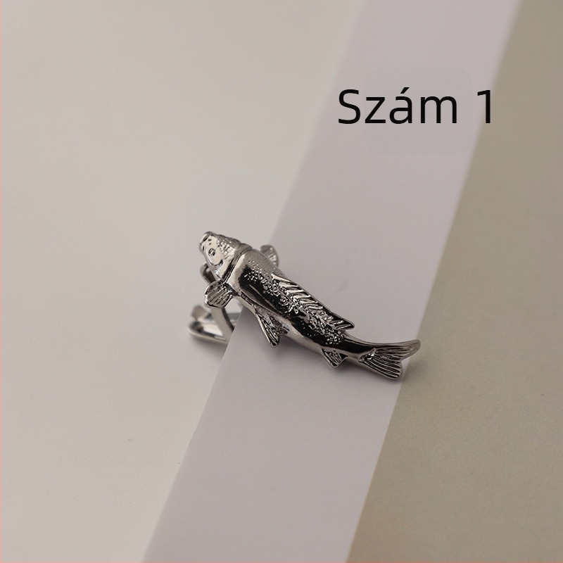 Nyakkendőcsipesz, állat alakú, ötvözet, férfi koreai stílus, 2025 tavaszi megjelenés