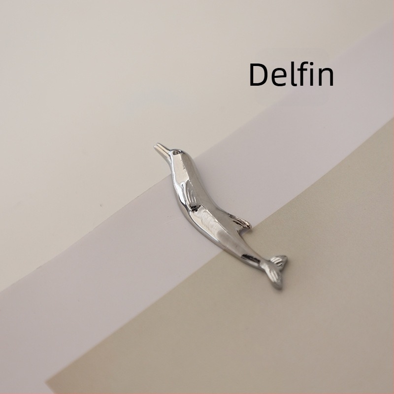 Nyakkendőcsipesz, állat alakú, ötvözet, férfi koreai stílus, 2025 tavaszi megjelenés