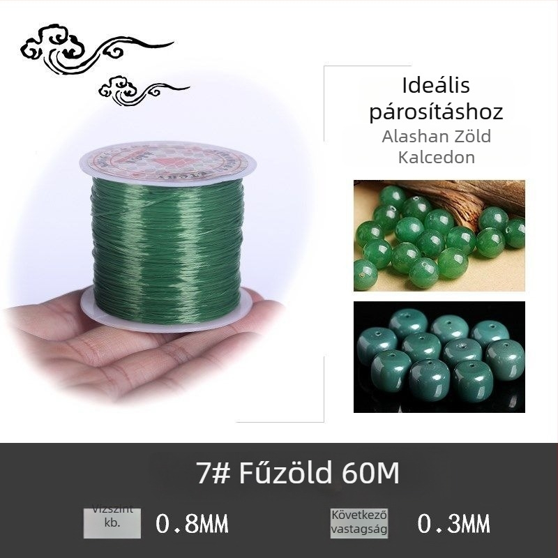 Kristályos stretch gyöngy karkötő rugalmas zsinórral (Márka: Guti; Eredet: Japán)