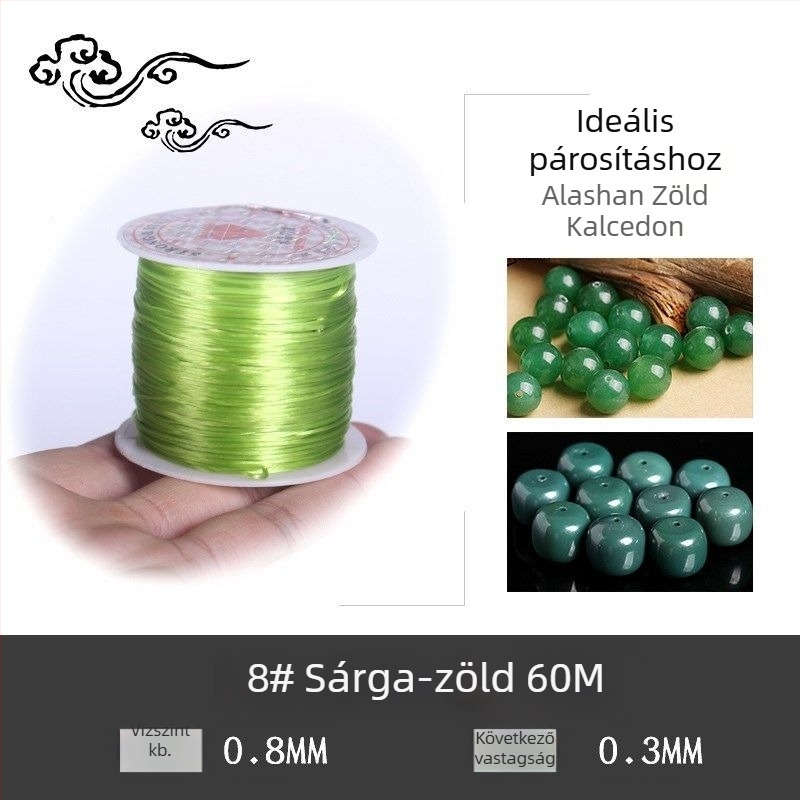 Kristályos stretch gyöngy karkötő rugalmas zsinórral (Márka: Guti; Eredet: Japán)