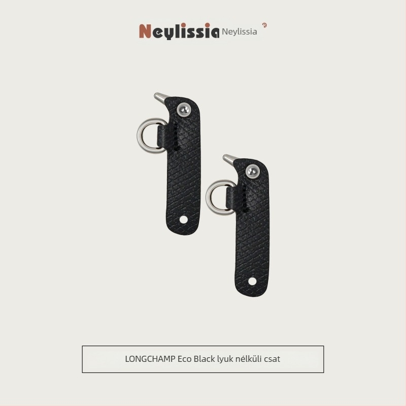Nellis vállpánt kiegészítő Longchamp Mini Dumpling táskákhoz — kis nylon vállpánt, lyukasztás nélküli csat