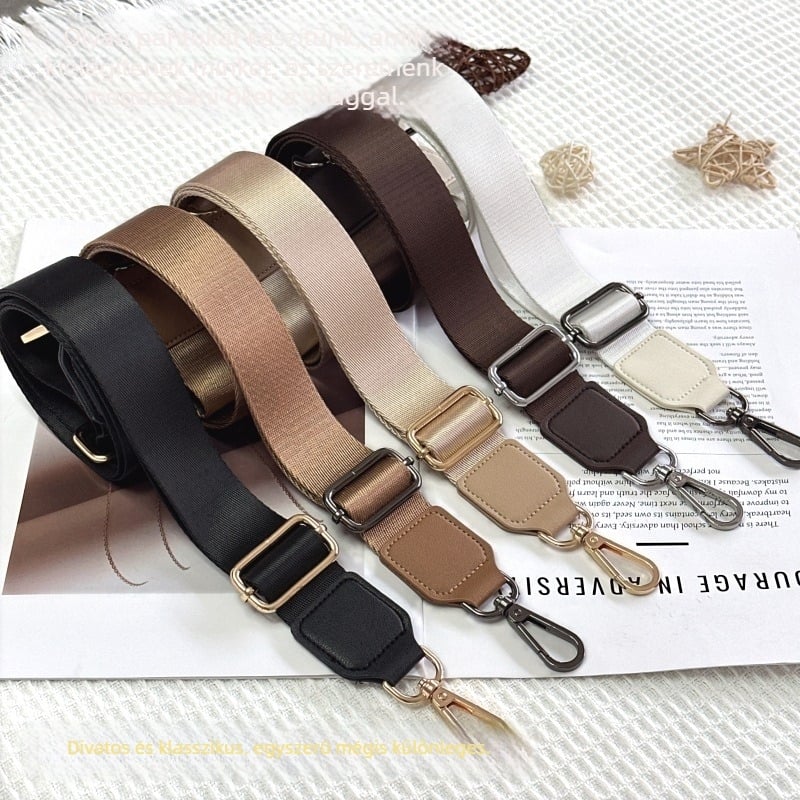 Nylon vállpánt táskákhoz – Egyszínű minta, Nyári szezon 2024 – Márka: Other – Funkció: Egyéb