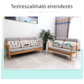 Kanapé derékpárna, téglalap alakú, sűrű hab töltéssel és memóriahab betéttel, háromszög betéttel, nappaliba és kollégiumi szobákba, nagy méret