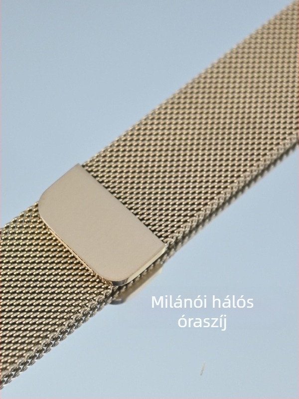 Fém Milanese óraszíj Apple Watch-hoz 10/9/8 – lélegző, minimalist és elegáns nőknek