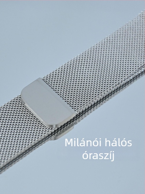 Fém Milanese óraszíj Apple Watch-hoz 10/9/8 – lélegző, minimalist és elegáns nőknek
