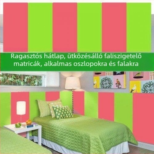 Gyerekszobai falpanel matricával – tűzálló, Xpe foaming anyag, márka Unique, egyszerű és modern stílus