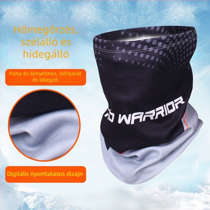 Kültéri kerékpáros maszk, uniszex, poliészter anyagú, szélvédett és fagyálló védelem, Moonbeam Bear