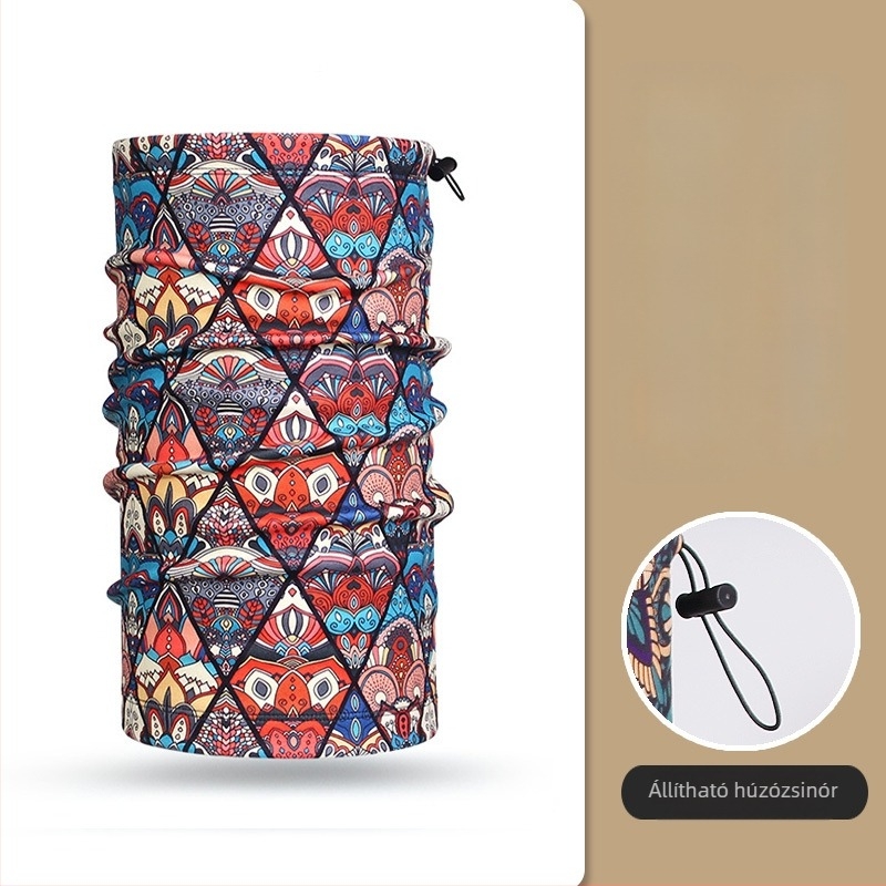 Kültéri kerékpáros maszk, uniszex, poliészter anyagú, szélvédett és fagyálló védelem, Moonbeam Bear