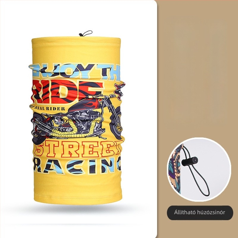 Kültéri kerékpáros maszk, uniszex, poliészter anyagú, szélvédett és fagyálló védelem, Moonbeam Bear