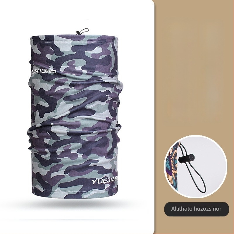 Kültéri kerékpáros maszk, uniszex, poliészter anyagú, szélvédett és fagyálló védelem, Moonbeam Bear