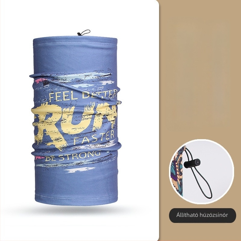 Kültéri kerékpáros maszk, uniszex, poliészter anyagú, szélvédett és fagyálló védelem, Moonbeam Bear