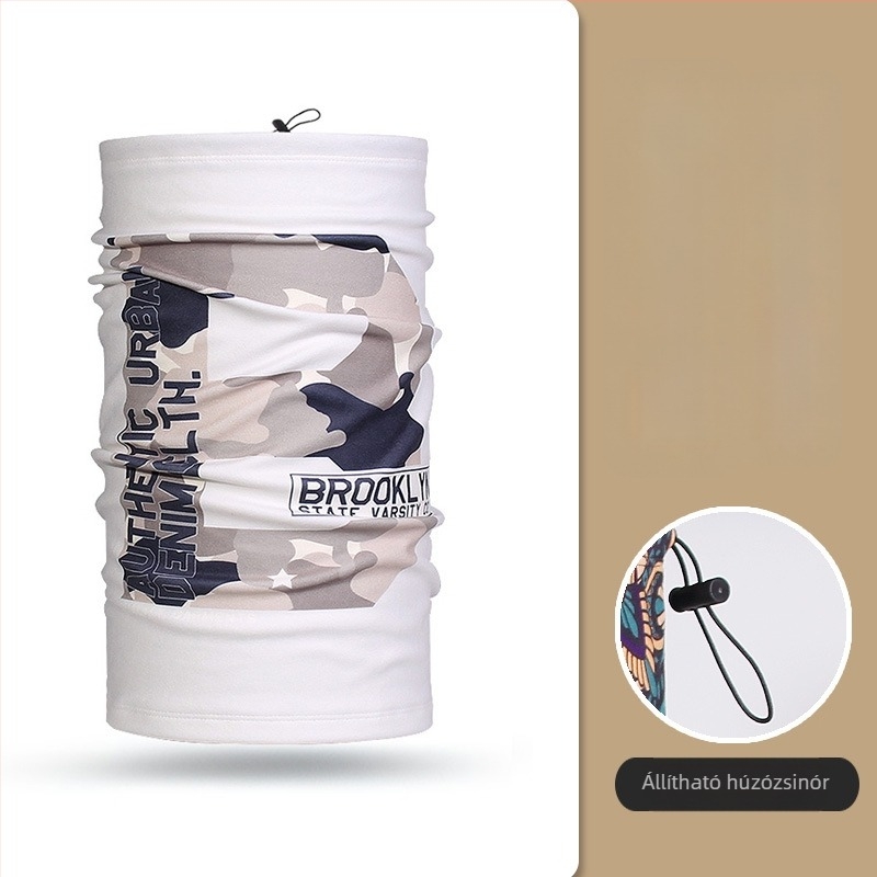 Kültéri kerékpáros maszk, uniszex, poliészter anyagú, szélvédett és fagyálló védelem, Moonbeam Bear