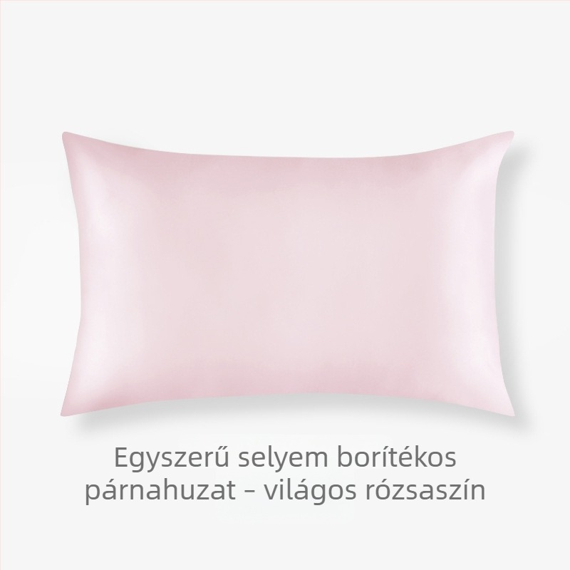 Egyszeroldali mulberry selyem párnahuzat, 100% selyem, egyszínű, 16/19/22/25/30 Momme