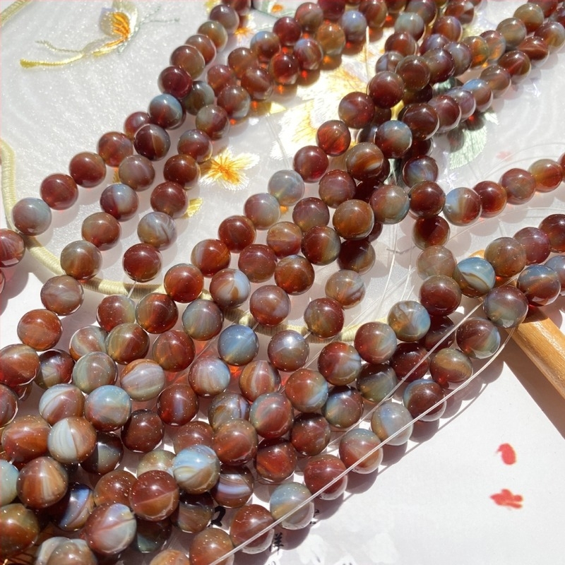 10 mm üveggyöngyök DIY ékszerekhez – nyaklánc és karkötő alkatrészek