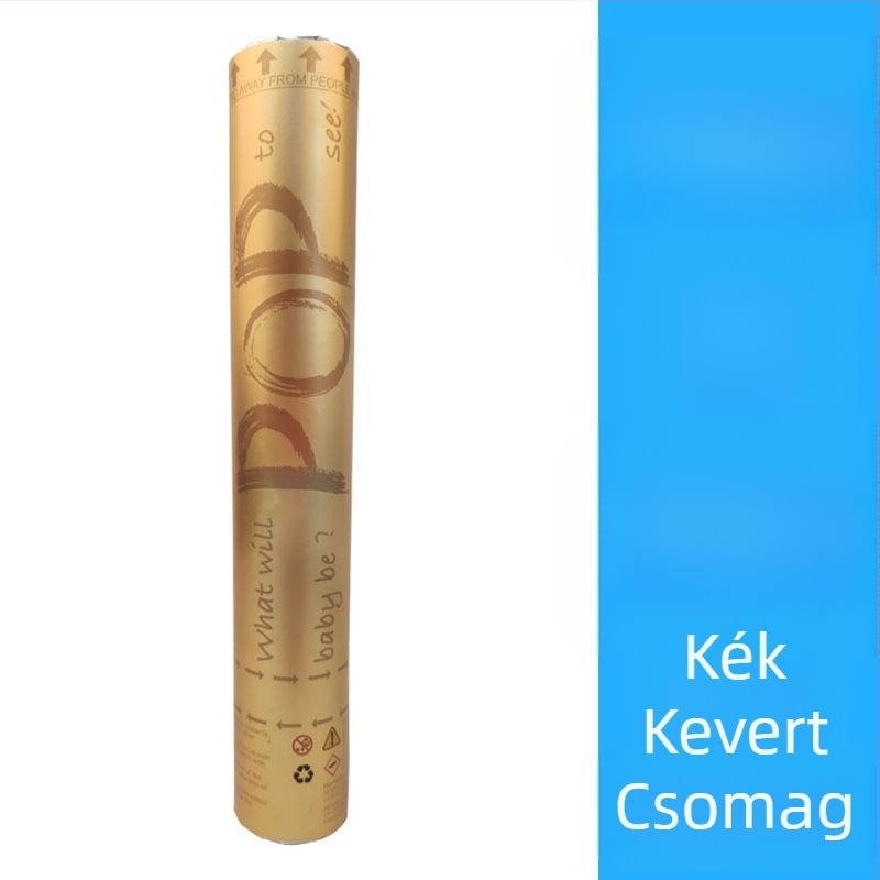 Gender bejelentés golyó porral – Műanyag játéklabda, Nyomtatási folyamat, Tömege 590 g, Márka Other