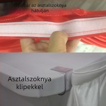 Ice Silk asztalterítő és függöny esküvői tortaasztalhoz és dekorációhoz a színpadon