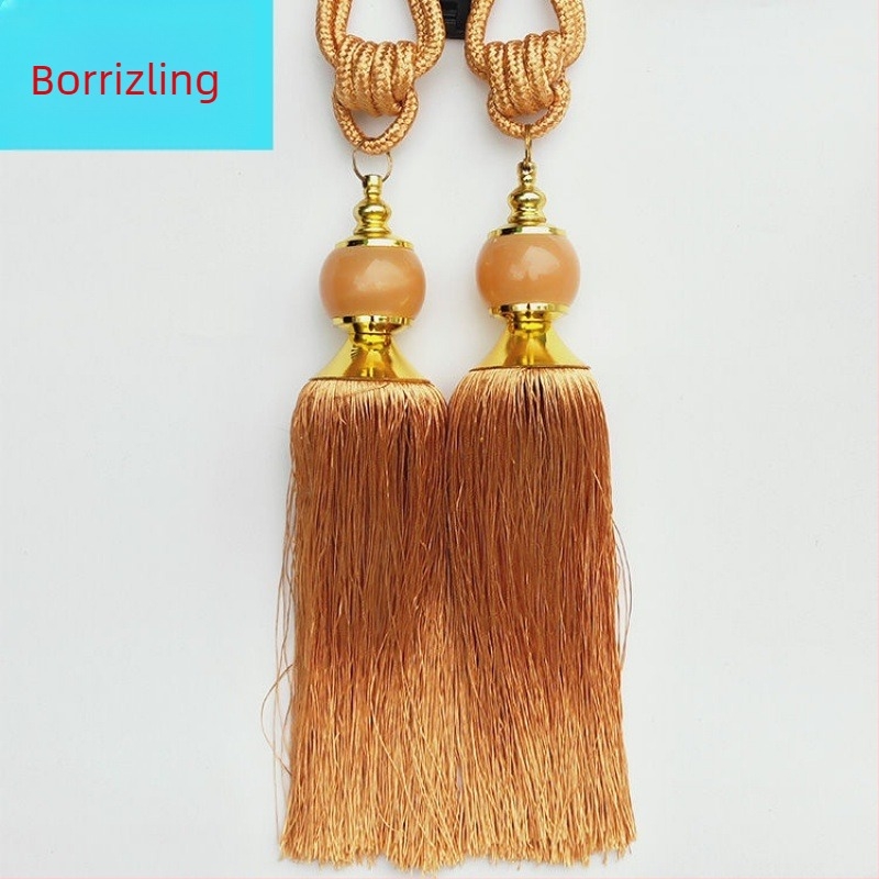 Két tassellos függönykötő akasztókkal – nappali és hálószoba
