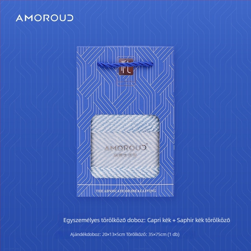 Mufando Fürdőtörölközők Ajándékdobozban – Elegáns Luxus Törölközők, Coral Fleece, 280 g, Varrás, Dobozos csomagolás