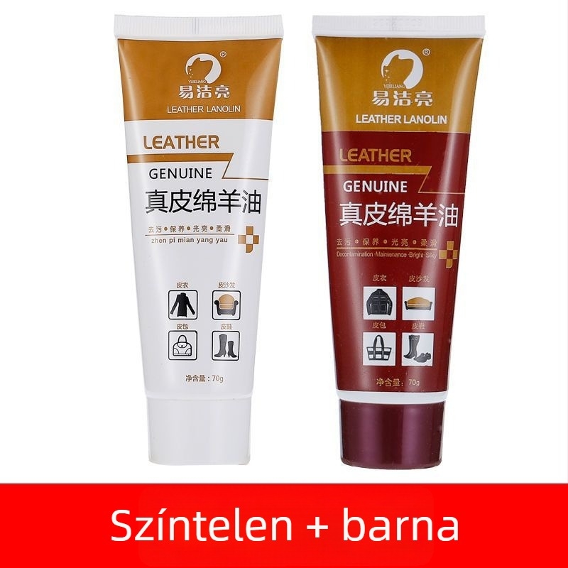 Bőr cipőpolírozó készlet – szilárd polírozó, karbantartó olaj és tisztító kefék készlet