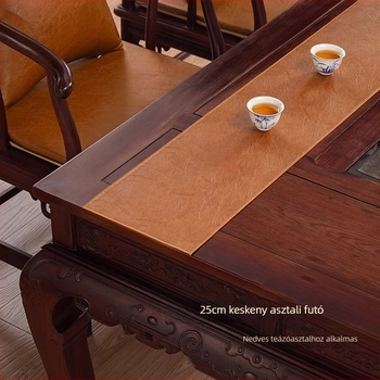 Új kínai stílusú asztali zászló, PVC 70% / Poliészter 30%, nappali, egyszínű minta, testreszabható