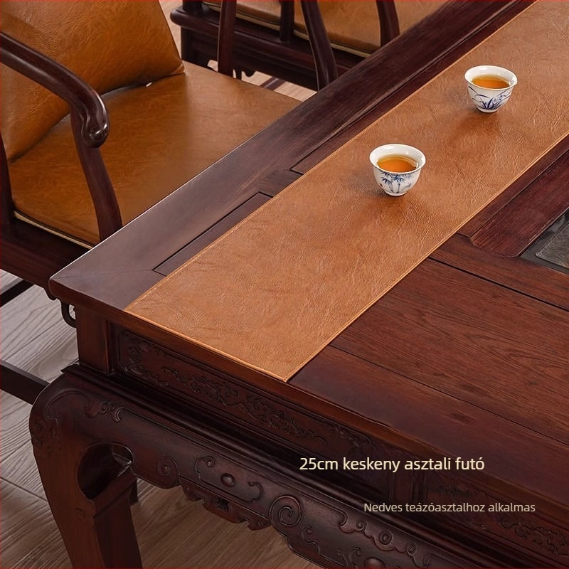 Új kínai stílusú asztali zászló, PVC 70% / Poliészter 30%, nappali, egyszínű minta, testreszabható