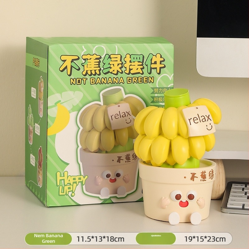 Irodai asztali dekoráció a szorongás enyhítésére és az érzelmi stabilitásért (Anyag: gyanta; Stílus: egyszerű és modern; Üzleti ajándék)