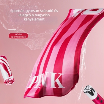 Poliészter sporttörölköző hűtő funkcióval, 45 g, nedvszívás 11–15 s, nyomtatott logó