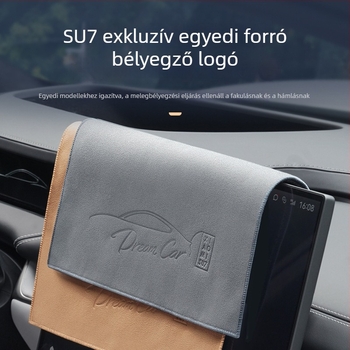 Xiaomi SU7/YU7 Autó belső tisztítására szolgáló törölköző – nedvszívó pamut rongy suede-hatású textúrával