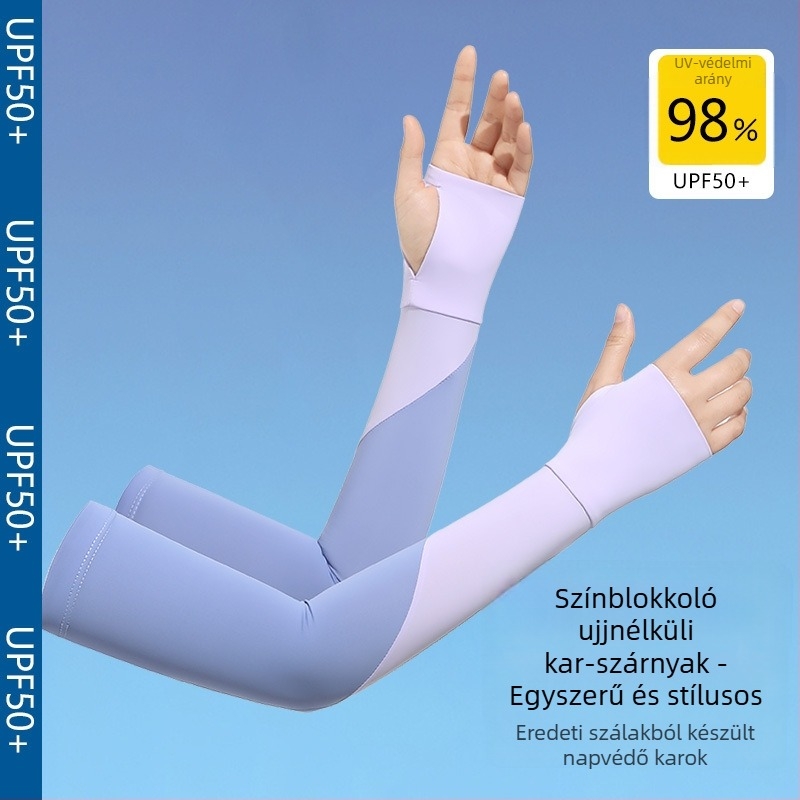 Nylon Ice Sleeves nőknek – UV védelem, kerékpárhoz és vezetéshez, minimalist stílus