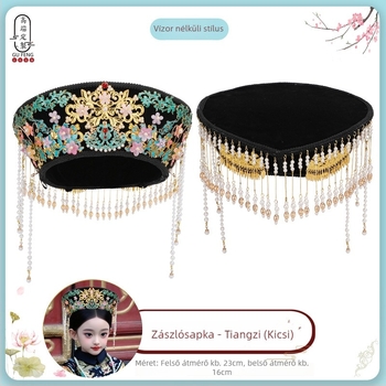 Gyermekeknek készült hajdísz, Wanyuefang, kézzel készített, anyag: ötvözet, típus: fejkendő és hajgumi, stílus: antik/retro