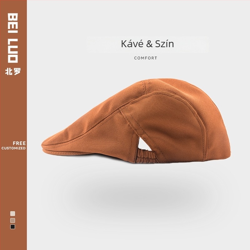 Konyhai munkasapka, dom stílusú, vászon anyagú, rövid széle, betűs nyomtatás, tavasz 2024